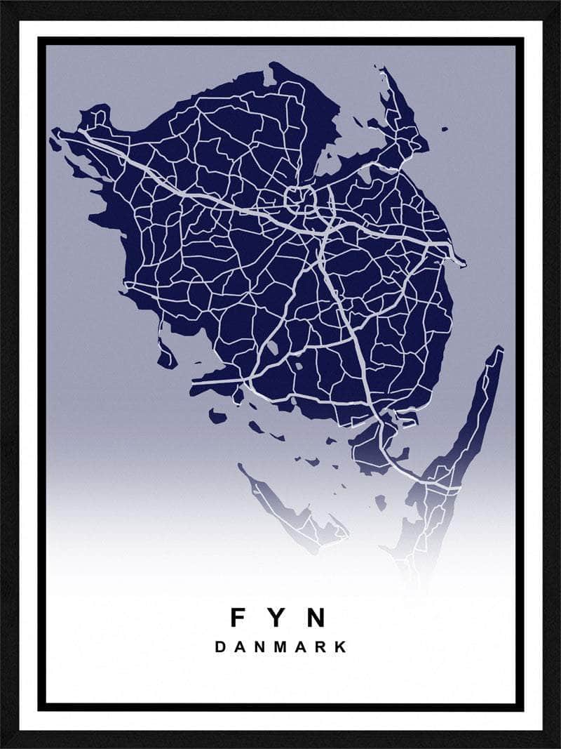 Fyn Plakat - Smukt kort til dit moderne hjem