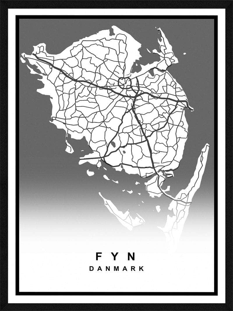 Fyn Plakat - Elegant kort til det moderne hjem