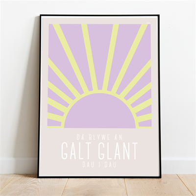 GALT GLANT DAW PASTEL PLAKAT – Lys og livlig dekoration!
