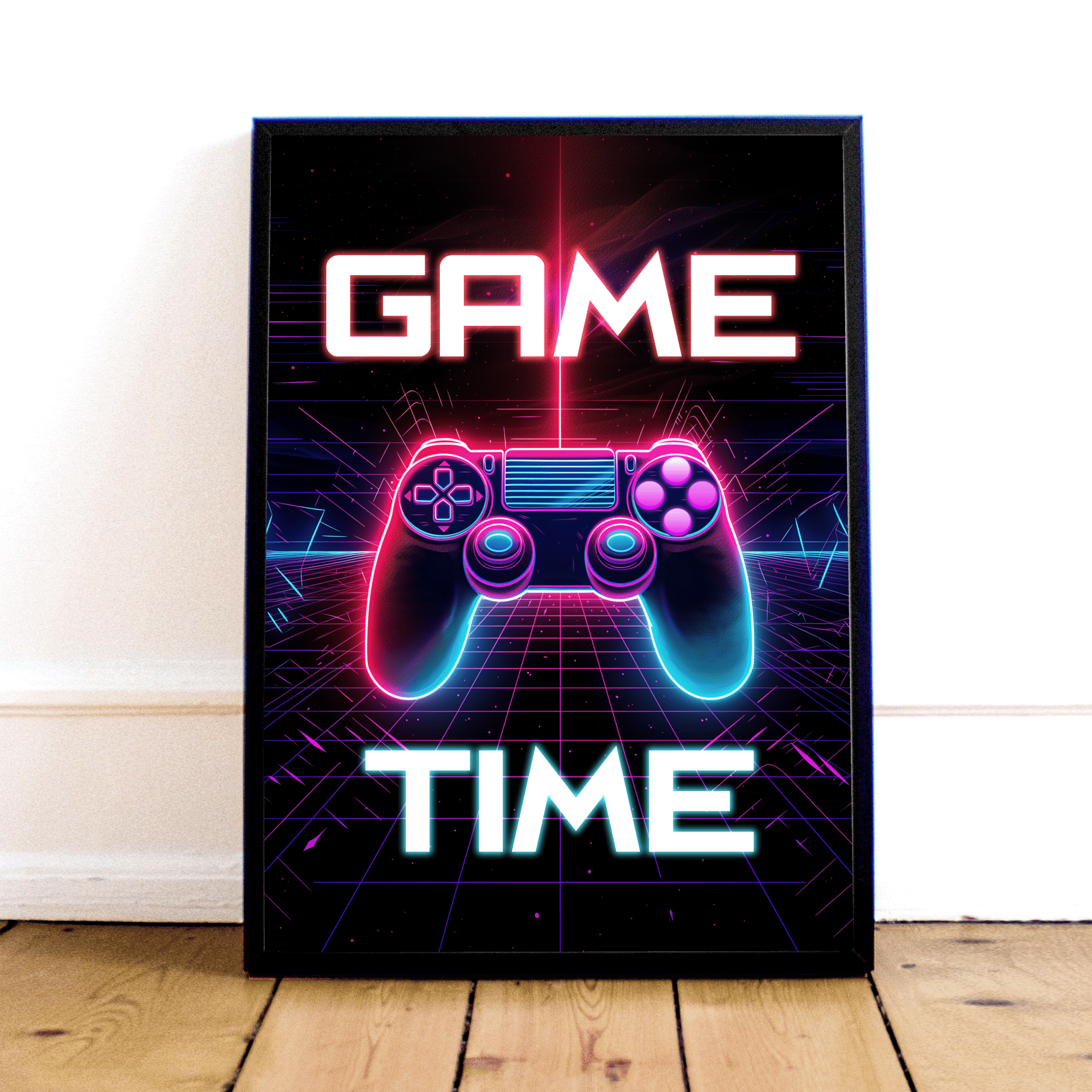 "Game Time" Plakat – Skab Fantastisk Gaming Atmosfære!