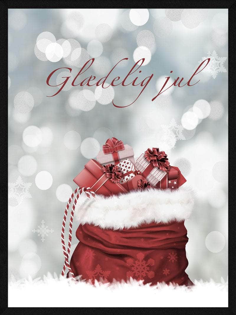Gavesæk Juleplakat til at skabe julestemning