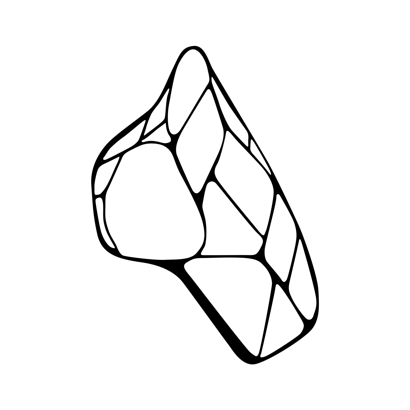 Unik Kunstværk Gem No. 27 af Mads Hindhede til Hjemmet