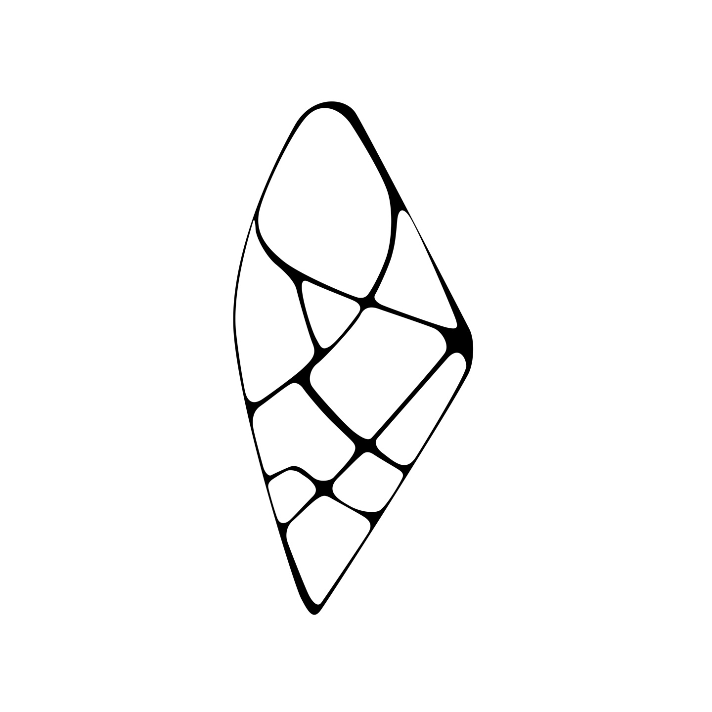 Unikt Kunstværk Gem No. 43 af Mads Hindhede til Dit Hjem