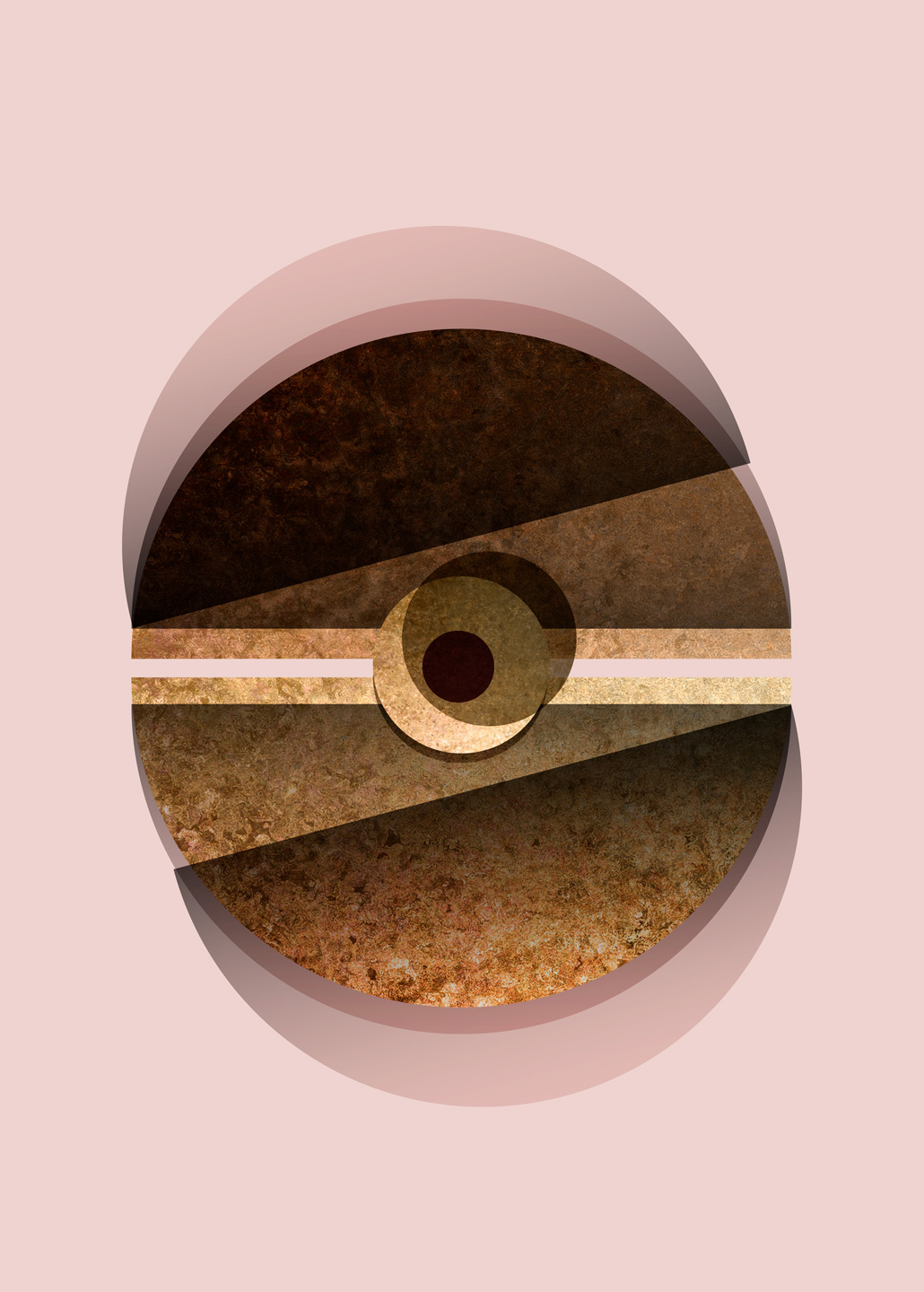 Golden Eye I af MyRo Graphics