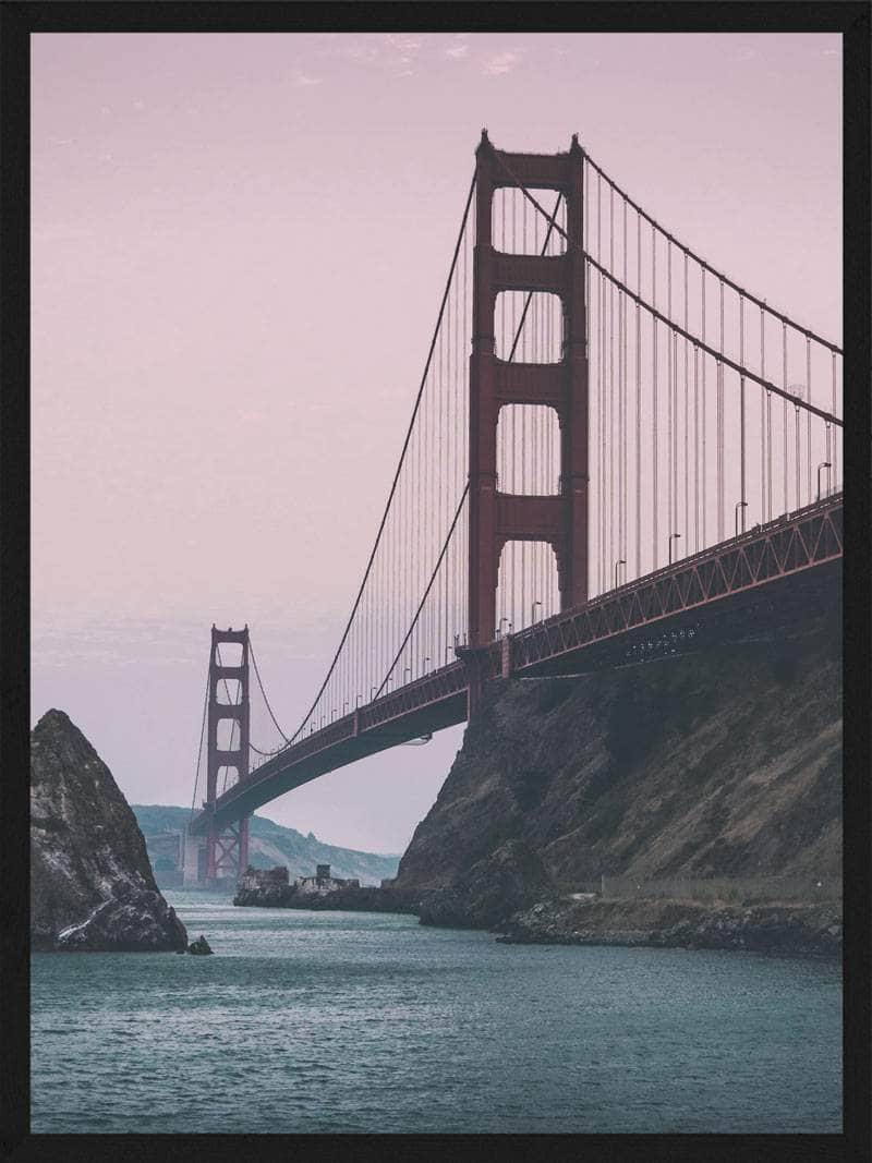 Golden Gate Bridge Plakat - Unikt Perspektiv på Ikonet