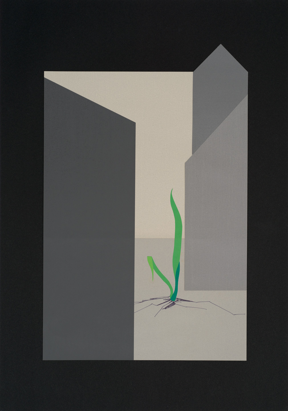 Unikt Græs Kunstværk fra PaperArt til Dit Hjem