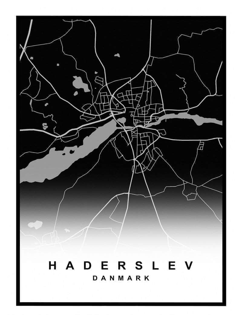 Haderslev Kortplakat - Udforsk Din Elskede By!