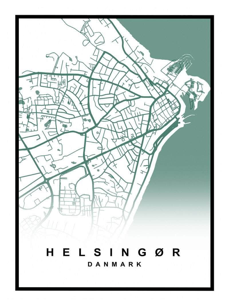 Helsingør bykort plakat – Oplev din yndlingsby!