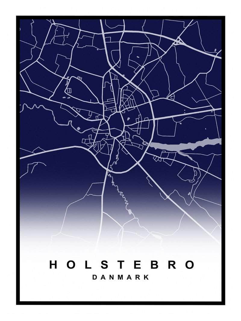 Holstebro Kortplakat – Udforsk Din Elskede By!