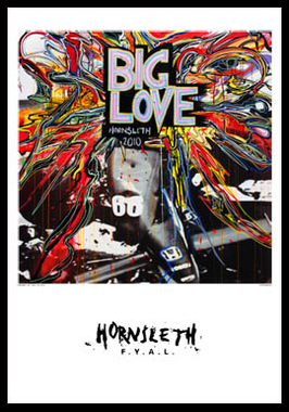 Big Love F1 Kunsttryk af Hornsleth, 50x70 cm - Unik Kunst