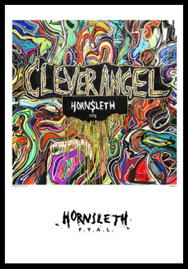 Clever Angel af Hornsleth - Kunsttryk på 230g papir 50x70 cm