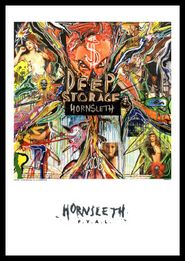 Hornsleth Kunsttryk 50x70 cm – Unik Dansk Kunstværk