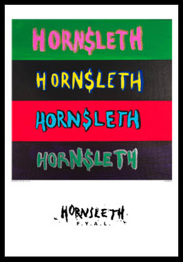 Four Logos No 5 - Kunstplakat af Hornsleth til dit hjem