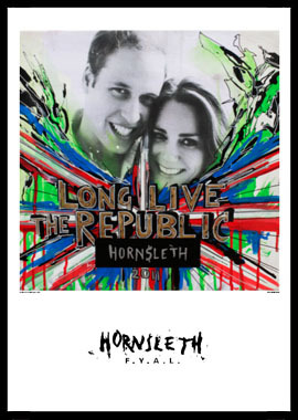 Langt leve republikken af Hornsleth - Kunsttryk 50x70 cm