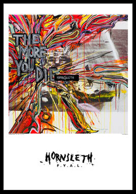 Kunsttryk "The More You Die F1" af Hornsleth - 50x70 cm
