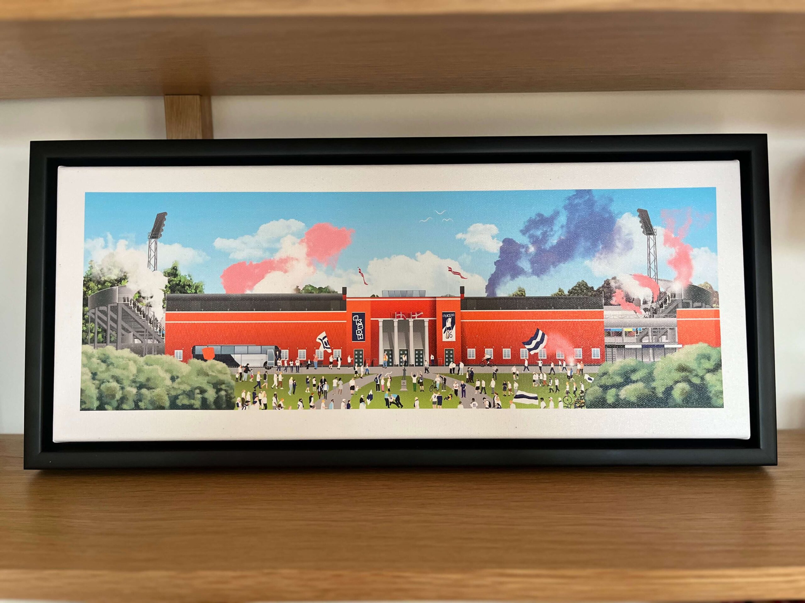 AGF Stadion lærredsplakat - begrænset udgave