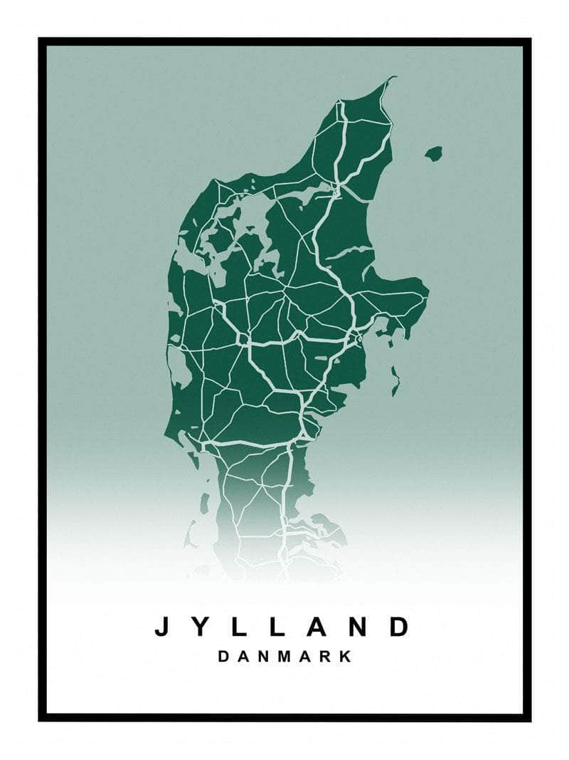 Jylland Plakat – Elegance til dit moderne hjem!