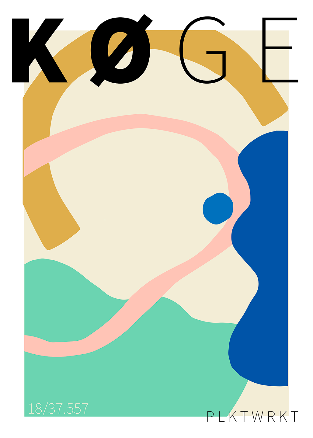 Køge Plakat - Unikt Kunstværk til Hjemmet