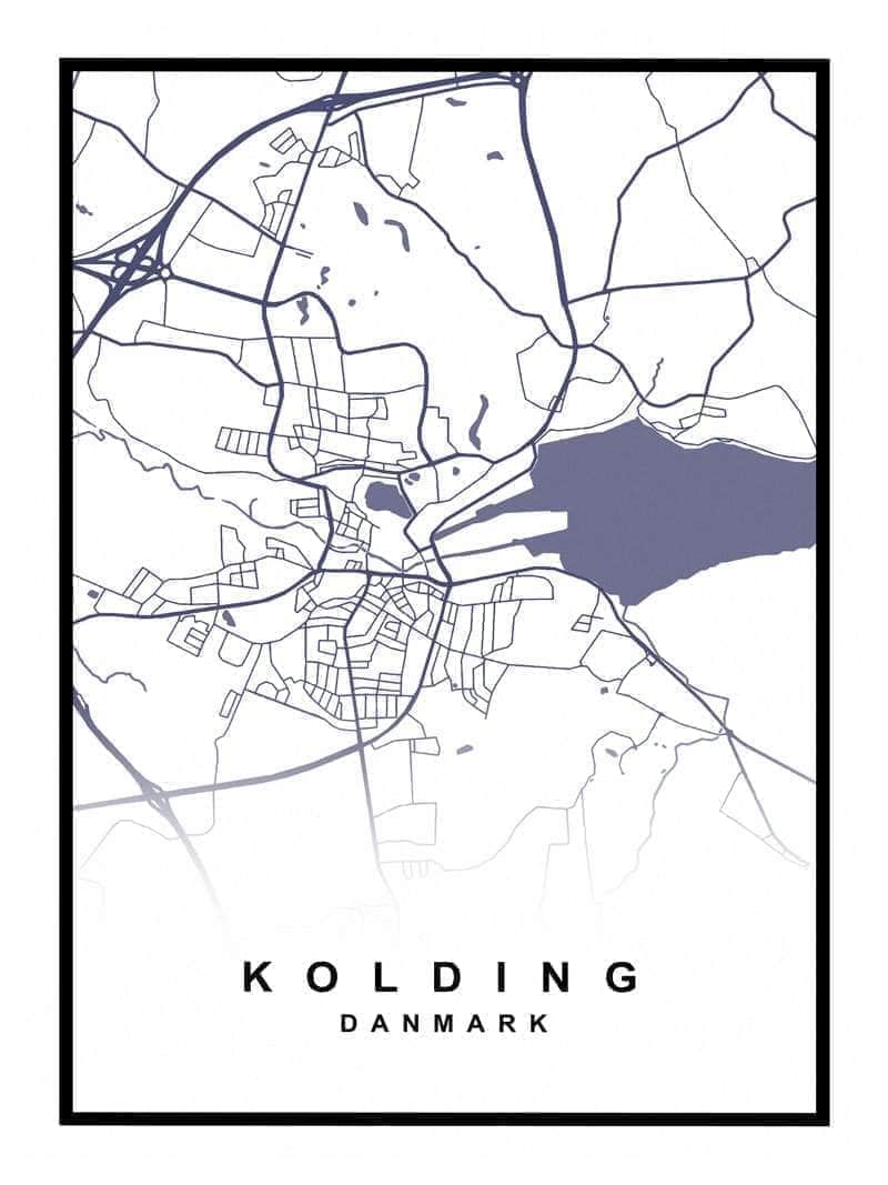 Kolding Kortplakat – Udforsk Koldings Skønhed!