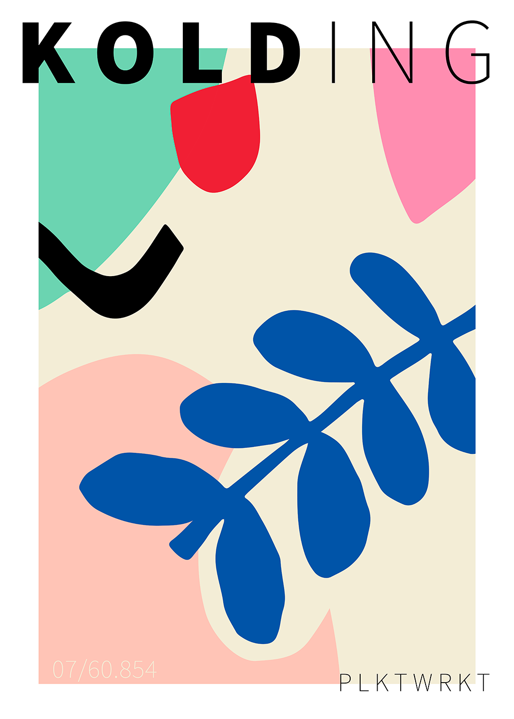 Kolding Plakat fra Plakatwerket - Unik Kunst til Hjemmet