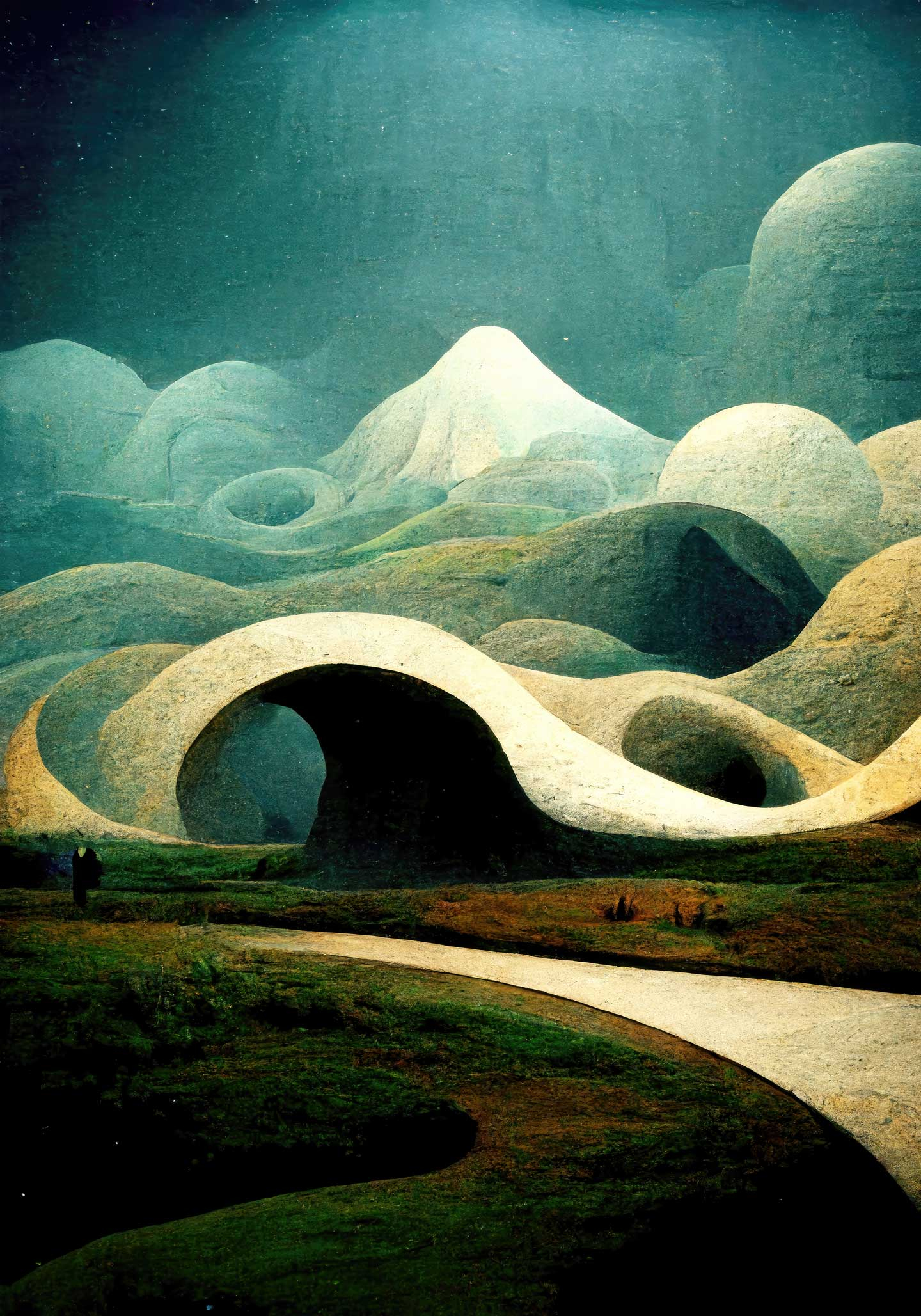 Unikt Kunsttryk af Yoma.emptylands - Naturens Skønhed