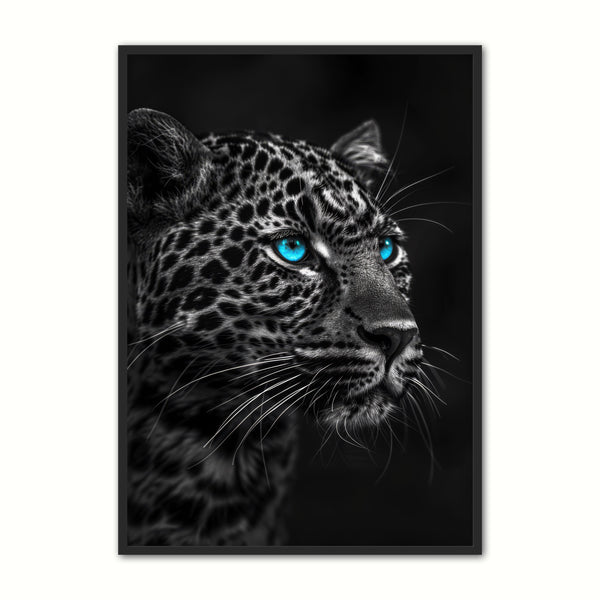 Blå Øjne 4 - Leopard Plakat fra Plakat Portalen