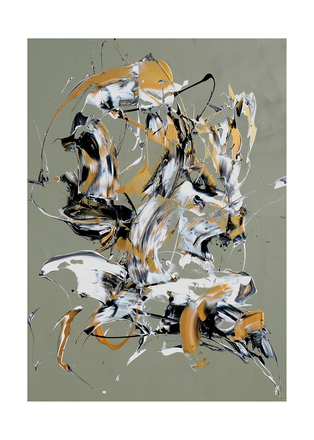 Less Is More #7 Plakat – Unik Abstrakt Kunst til Dit Hjem