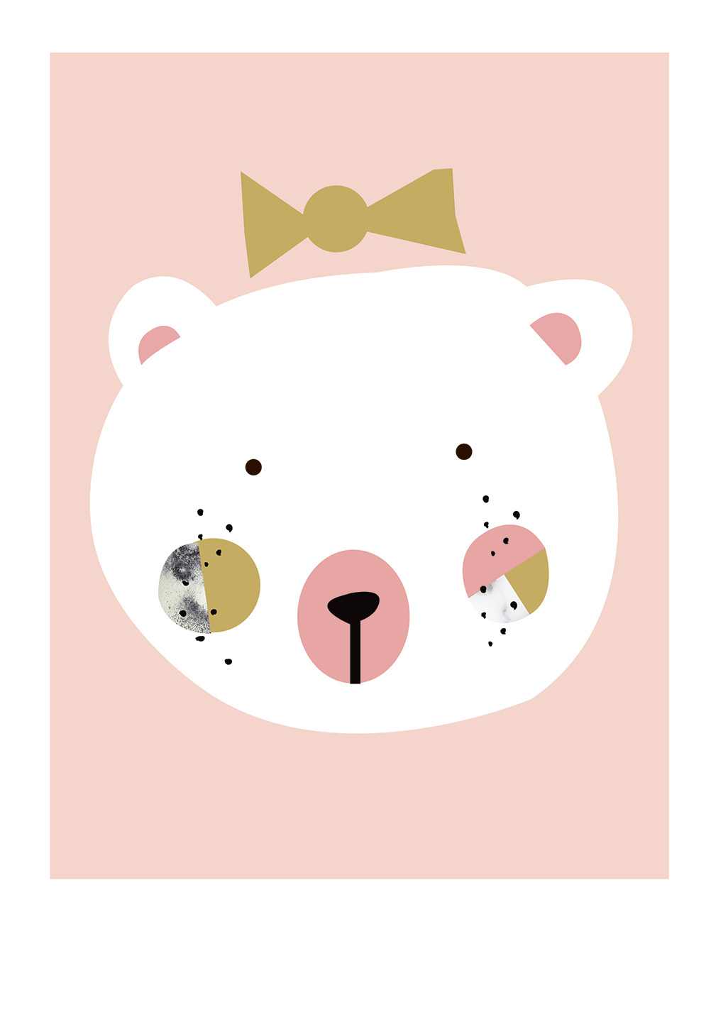 Little Ones Bear Girl Plakat fra Plakatwerket