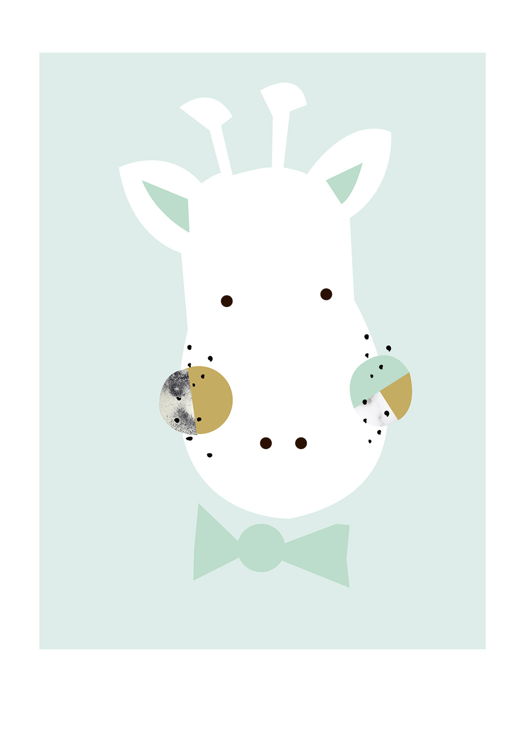 Little Ones Giraffe Boy Plakat fra Plakatwerket