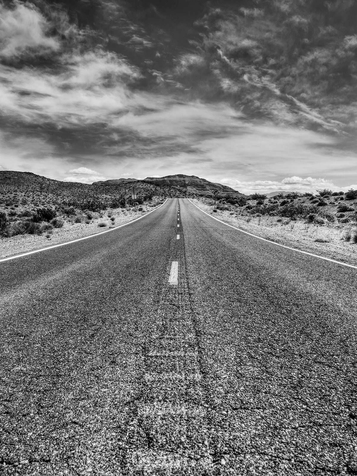 Lonely Road Kunstværk af Jakob Evers - Unik Fotokunst