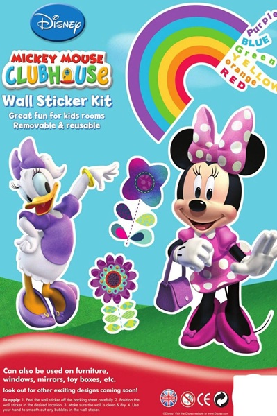 Disney: Minnie Mouse og Daisy Duck Vægklistermærker til Børn