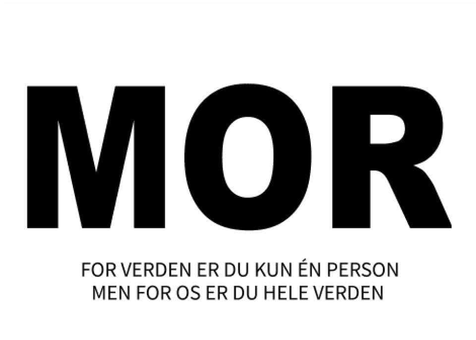 Mor Plakat – Den perfekte gave til din elskede mor!