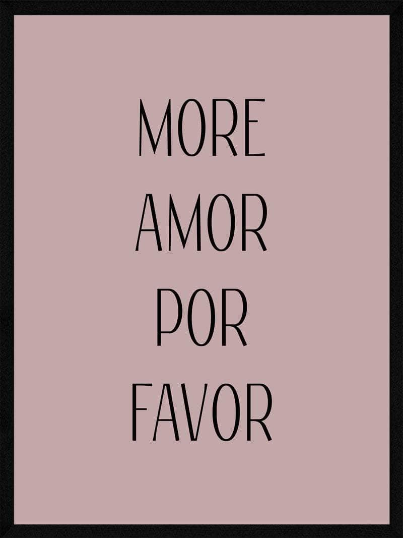 More Amor Por Favor Plakat til Kærlighedserklæring