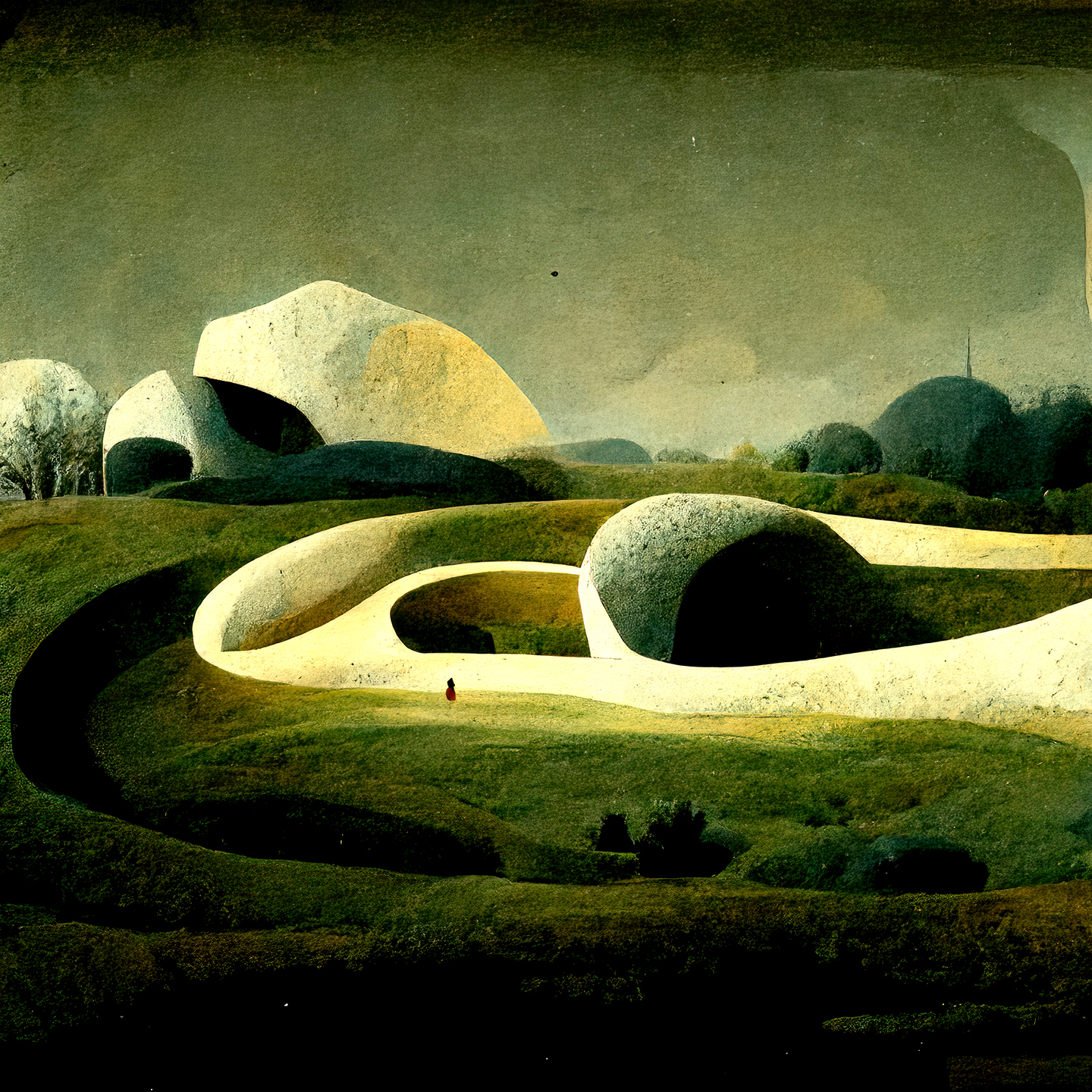 Naturlige Formationer 5 af Yoma.emptylands - Kunsttryk