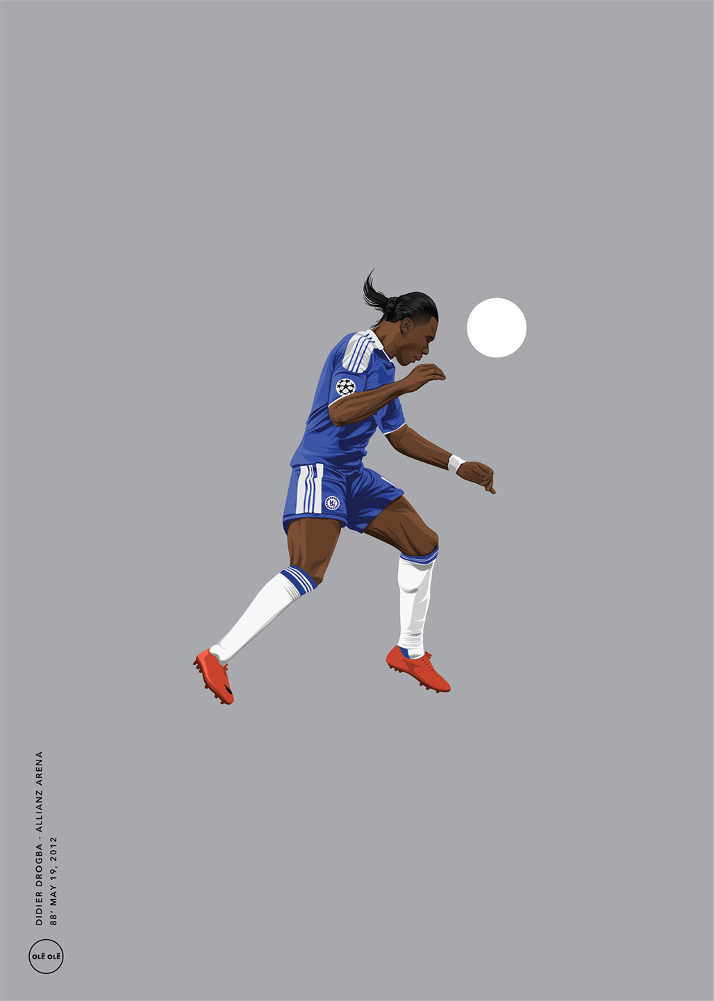 Didier Drogba Kunstværk – Unik Dekoration til Dit Hjem
