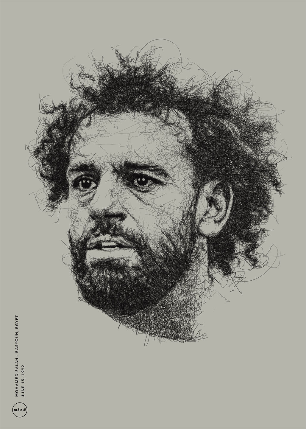 Icons - Mohamed Salah Kunstværk fra Olé Olé