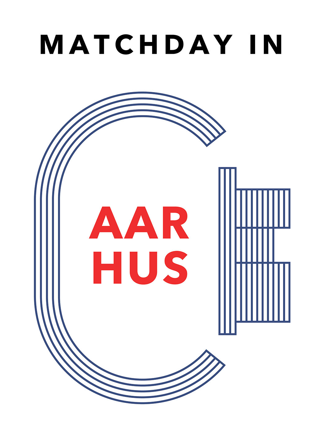 Matchdag i Aarhus - Unikt Kunstværk af Olé Olé