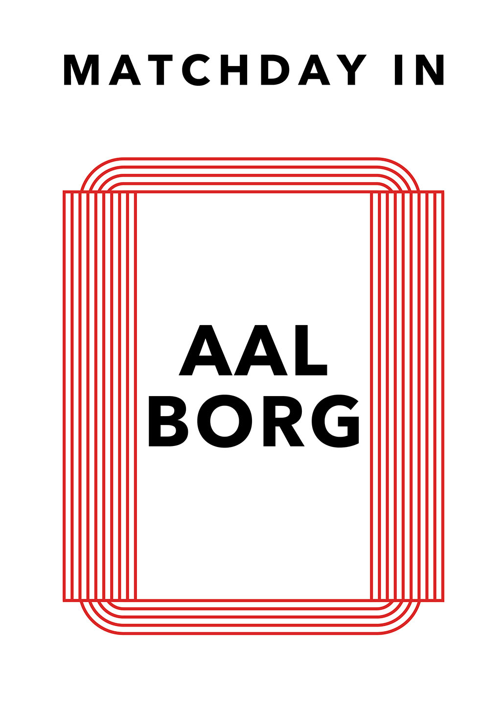 Matchday in Aalborg af Olé Olé