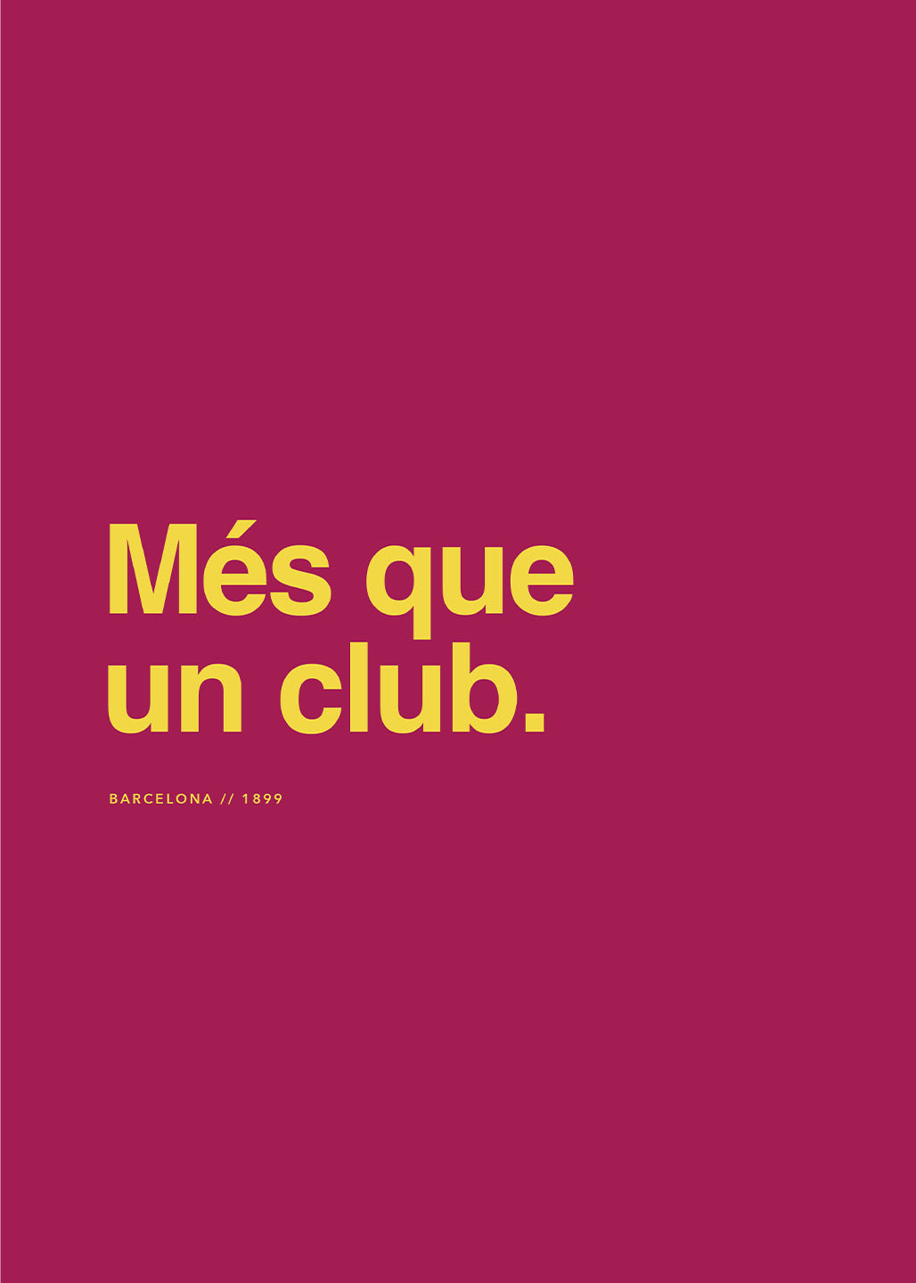 Barcelona - Més que en klub af Olé Olé Kunstværk