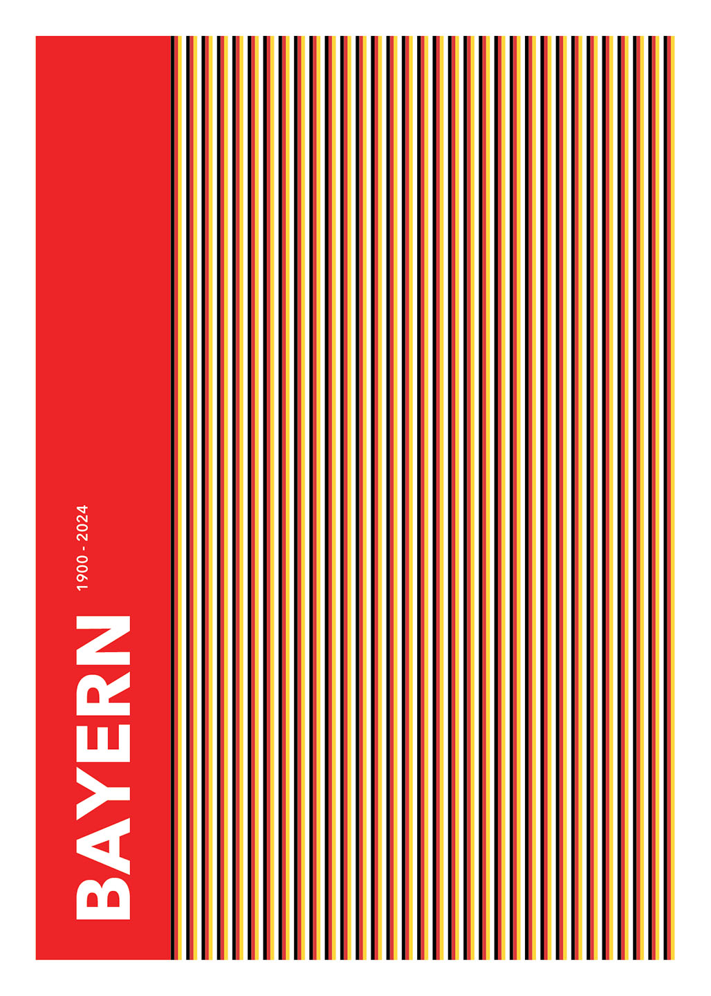 Bayern 1900-2024 Kunstværk fra Olé Olé - Unikt Design