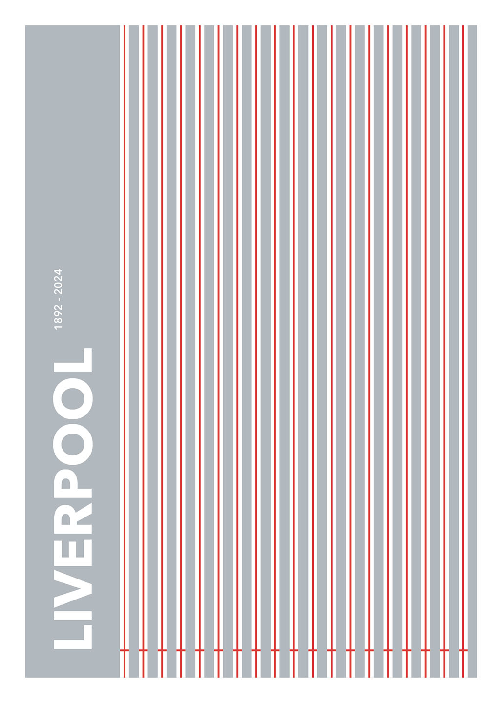 Liverpool 1892-2024 Kunstværk af Olé Olé - Unikt Design
