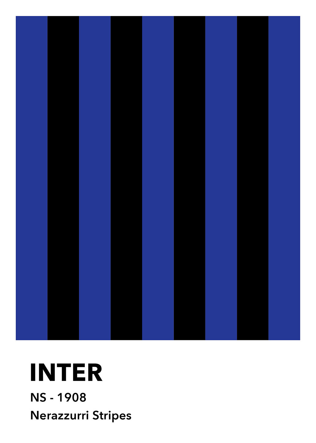 Inter - Nerazzurri Stripes af Olé Olé