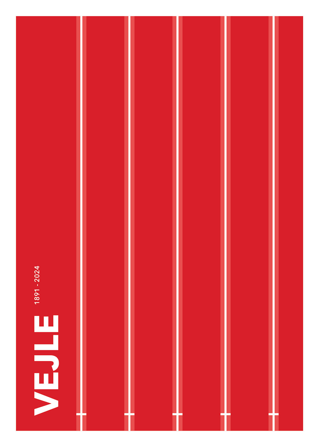 Vejle 1891-2024 Kunstværk af Olé Olé – Unik Dekoration