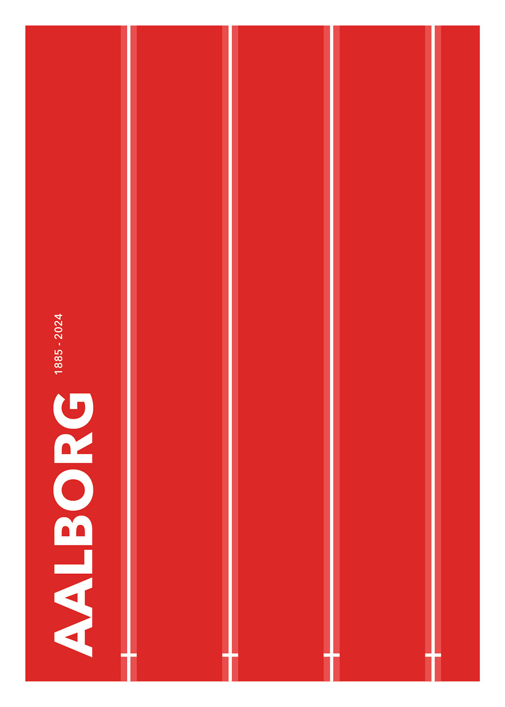 Aalborg 1885-2024 Kunstværk af Olé Olé - Unikt Design