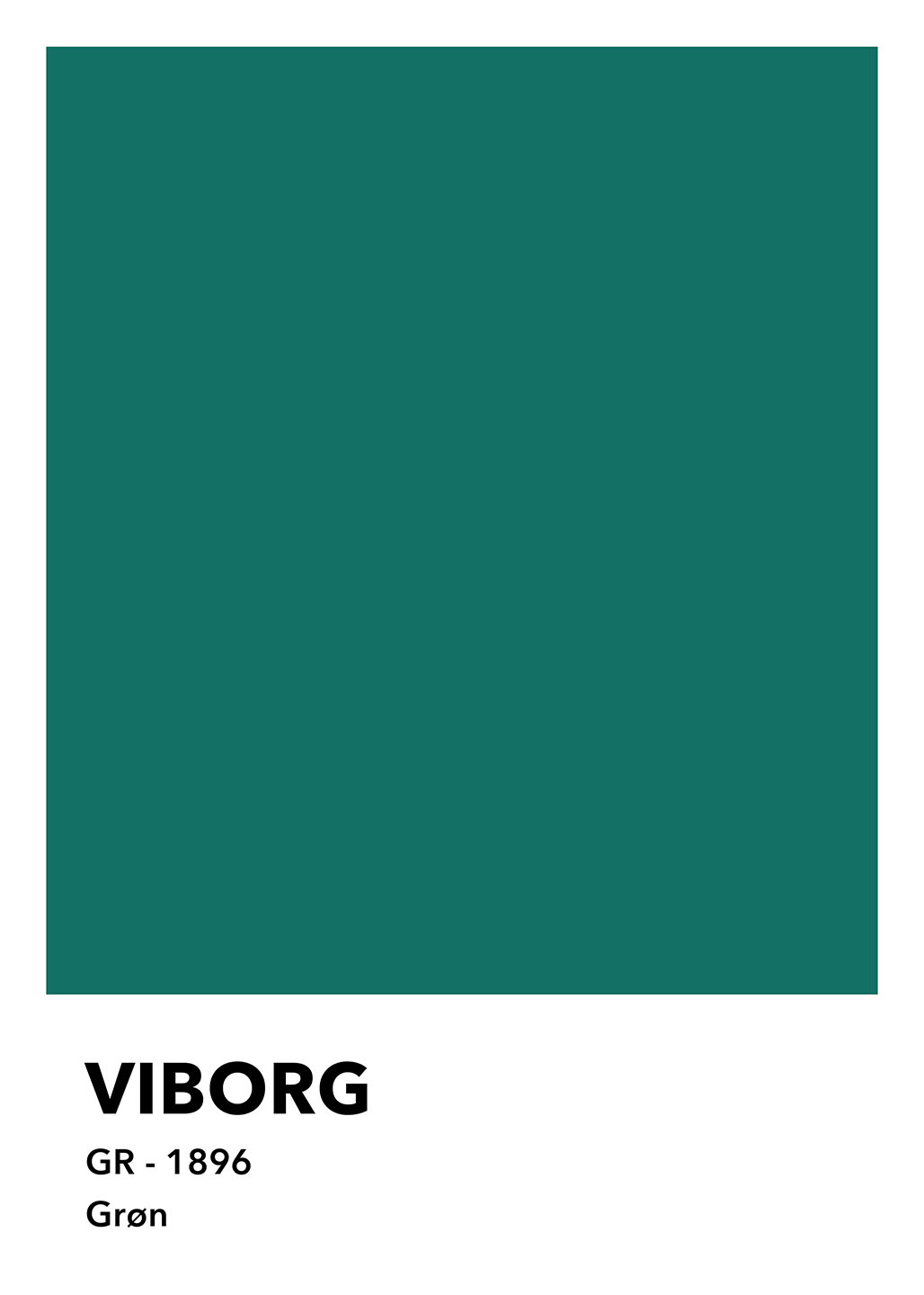 Viborg – Unikt Grøn Kunstværk til Dit Hjem fra Olé Olé