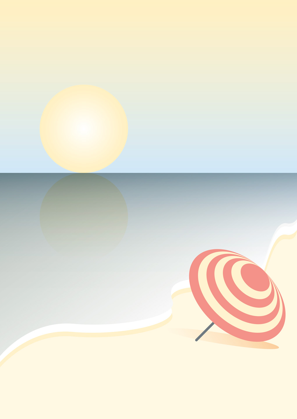 Unikt kunstværk: On The Beach af MyRo Graphics