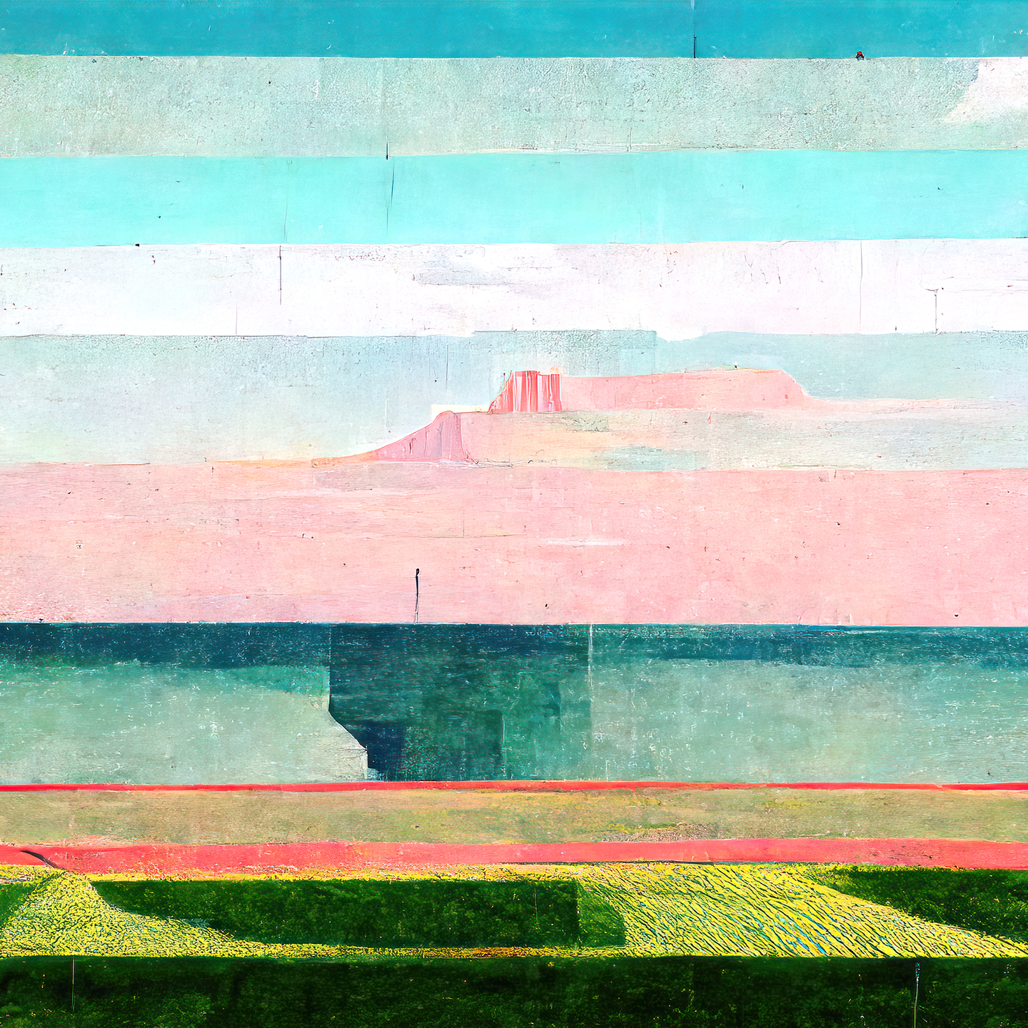 Pink Sommer 1 Kunsttryk fra Yoma.emptylands