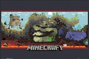 Super tilbud: Minecraft Underground plakat - 61x91,5 cm