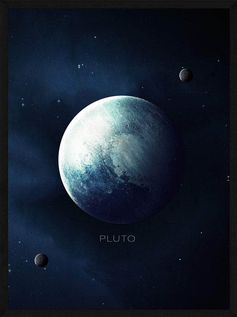 Plakat af Pluto - Mystik fra rummet til dit hjem