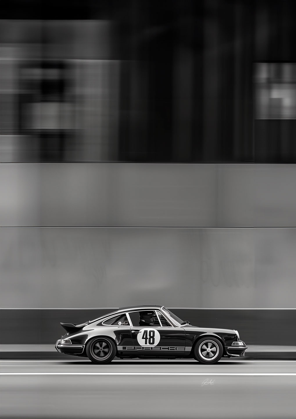 Porsche Vers 01 Kunstværk af Rasmus Lassen – Unik Dekor!